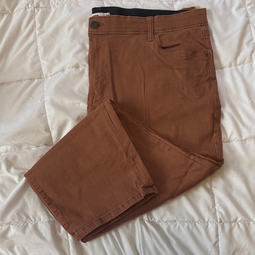 Sonoma Women's Ankle Jeans - Warm Brown